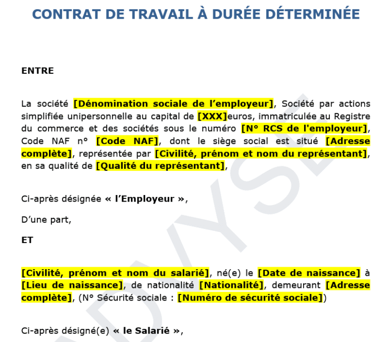 CDD – Accroissement temporaire de l’activité : cadre légal