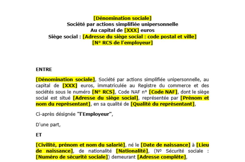 Modèle de renouvellement de la période d’essai