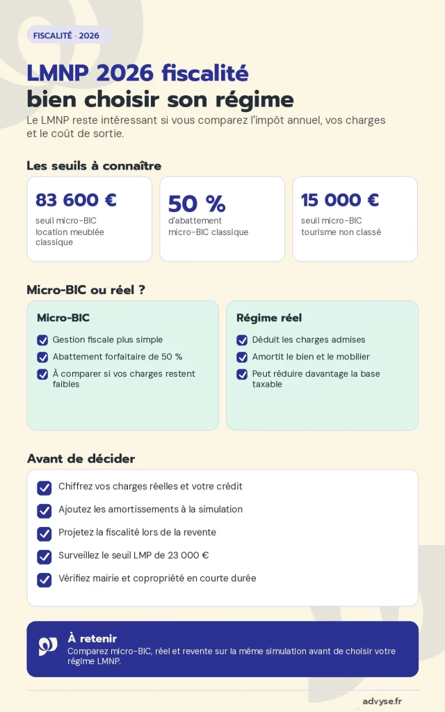 LMNP 2026 fiscalité