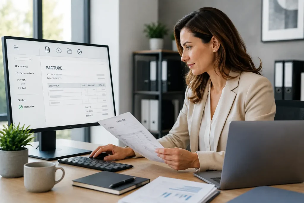 dématérialisation factures clients