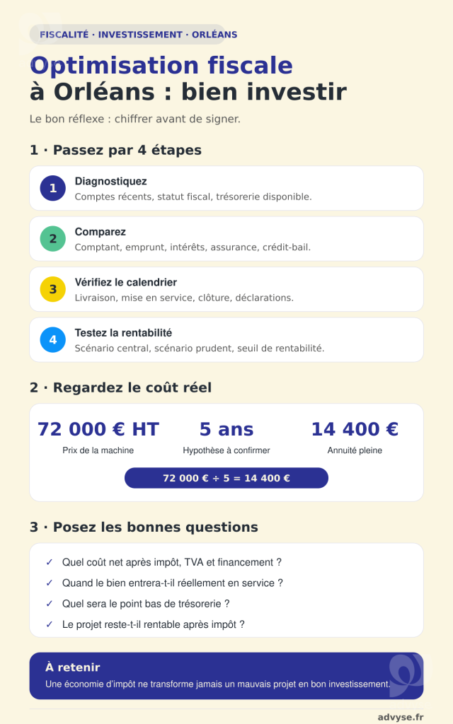 optimisation fiscale Orléans 2026 avec Advyse