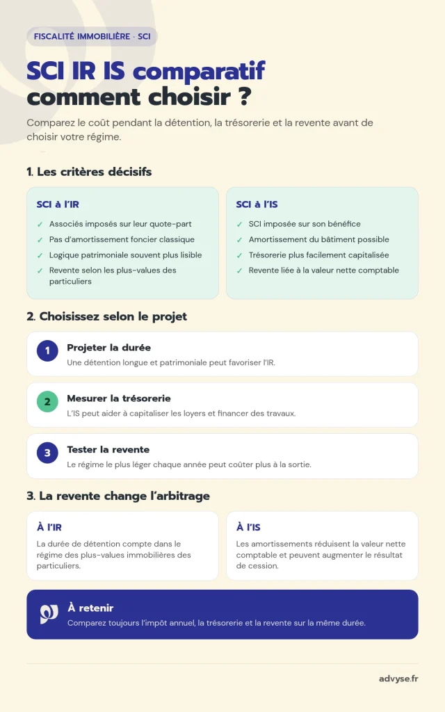 sci ir is comparatif 2026 Advyse