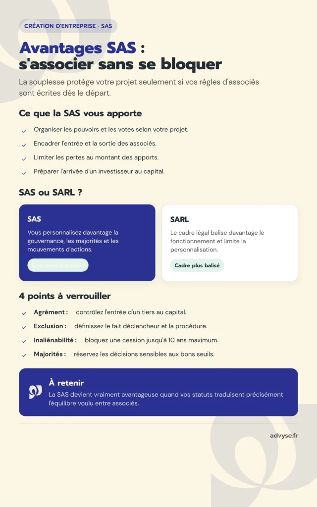 avantages sas Advyse 2026