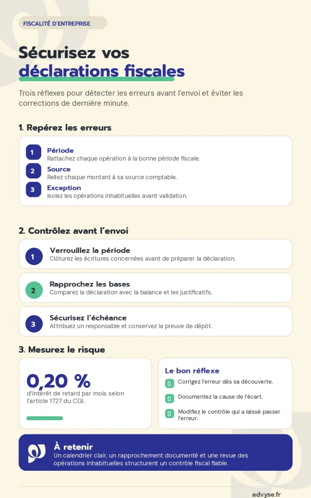 déclarations fiscales 2026 Advyse