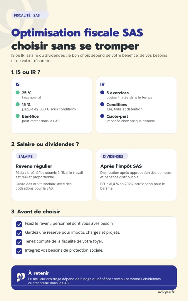 quel régime choisir pour votre optimisation fiscale SAS ?