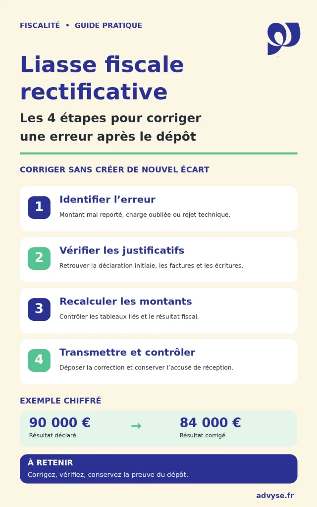 liasse fiscale rectificative